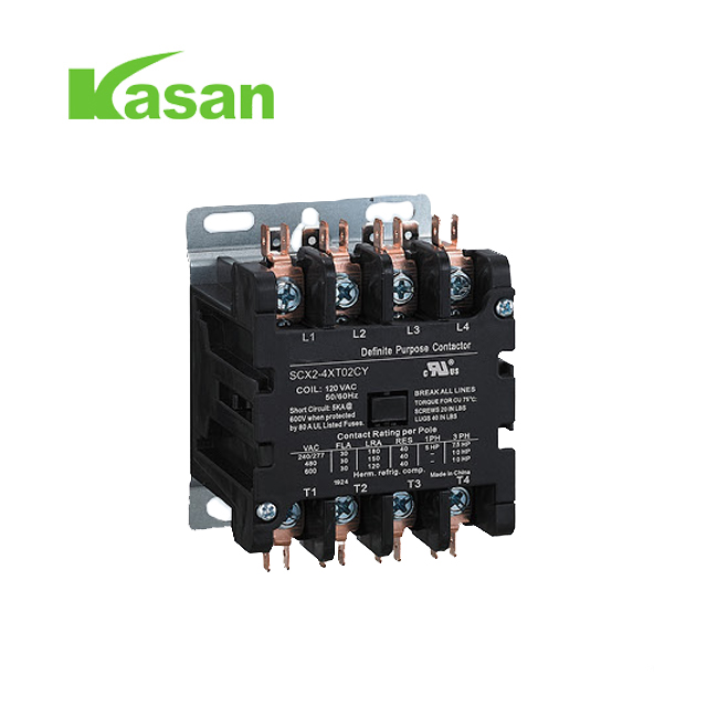 UL потврден 4 полски 40 AMP DP Контактор 120 Volt AC серпентина Контактор